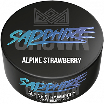 Табак Sapphire Crown, 25гр "Alpine Strawberry / Земляника"